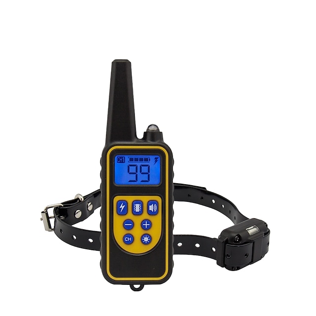  Addestramento del cane Addestramento Collare Anti Bark Shock Collar Cane Ompermeabile Anti Bark Ricaricabile LCD Vibrazione Sicurezza ABS Clicker Elettronica Kit comportamentale Addestramento di