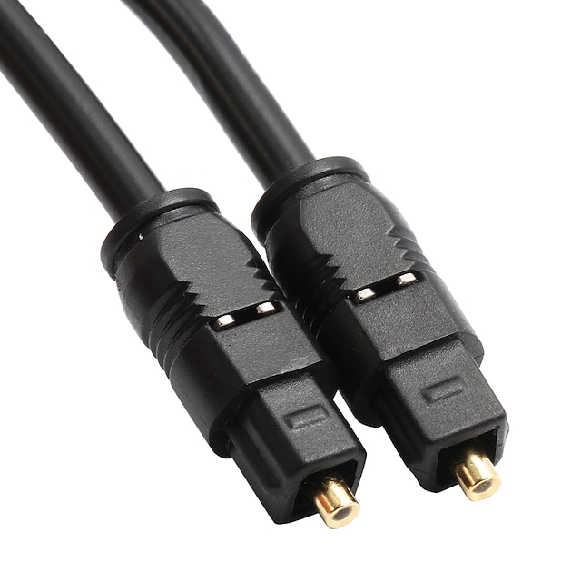  câble audio toslink optique noir (3m) de haute qualité, durable