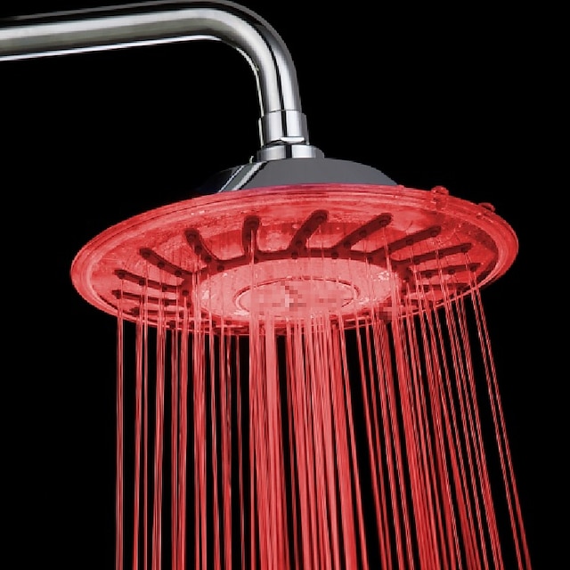  Contemporary Rain Shower Chrome Feature - LED, Shower Head