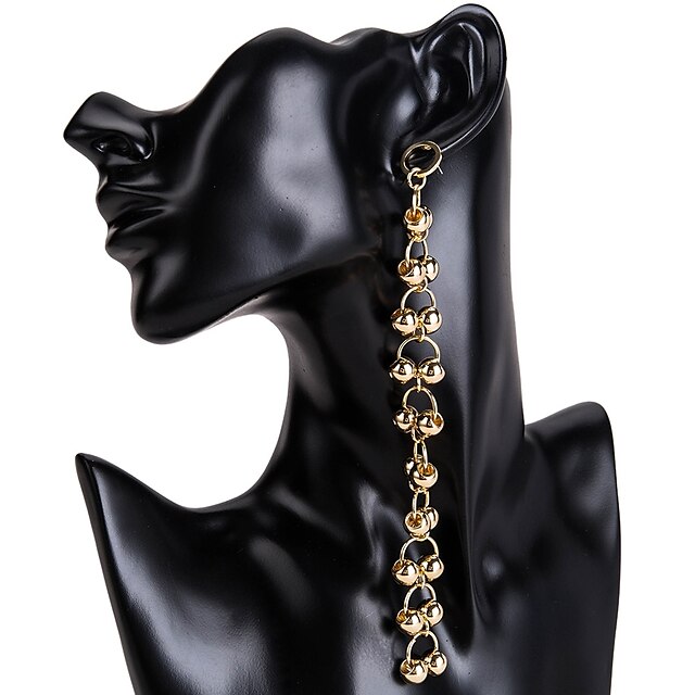  Women's Drop Earrings / Hoop Earrings - Fashion, Statement Gold / Silver For Prom / Bar