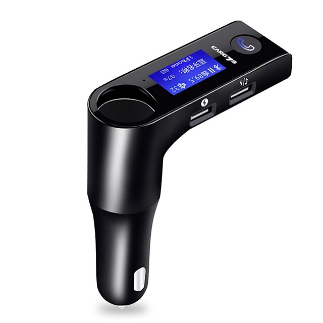  Wireless Bluetooth Handsfree FM Transmitter with One Car Cigarette Lighter Car Kit MP3 Player SD USB LCD Car Accessories