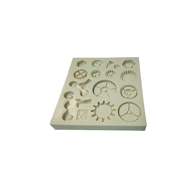  Bakeware verktøy Silikon Gummi / silica Gel Non-Stick / baking Tool / 3D Til Småkake / Sjokolade / For kjøkkenutstyr Cake Moulds 1pc
