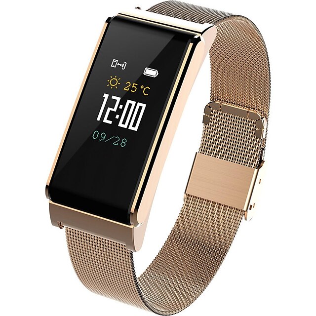  Smart Armbånd B15 for Android 4.4 / iOS Blodtryksmåling / Bluetooth / Vandafvisende / Touch Sensor / APP kontrol Pulse Tracker / Skridtæller / Samtalepåmindelse / Aktivitetstracker / Sleeptracker
