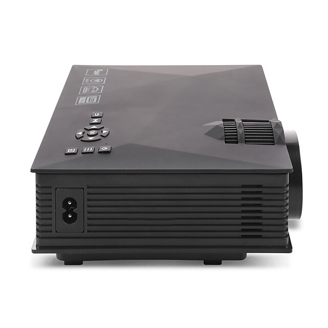  UNIC ZHG-UC46BG LCD Home Theater Projector LED Projector 1200 lm Support 720P (1280x720) 34-130 inch Screen / WVGA (800x480) / ±15°
