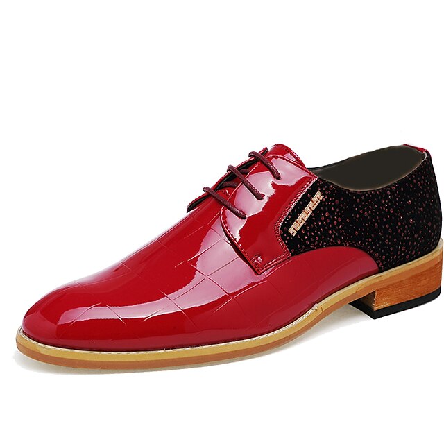  Homme Chaussures Cuir Eté / Automne Confort Oxfords Noir / Rouge / Mariage / Soirée & Evénement / Chaussures en cuir