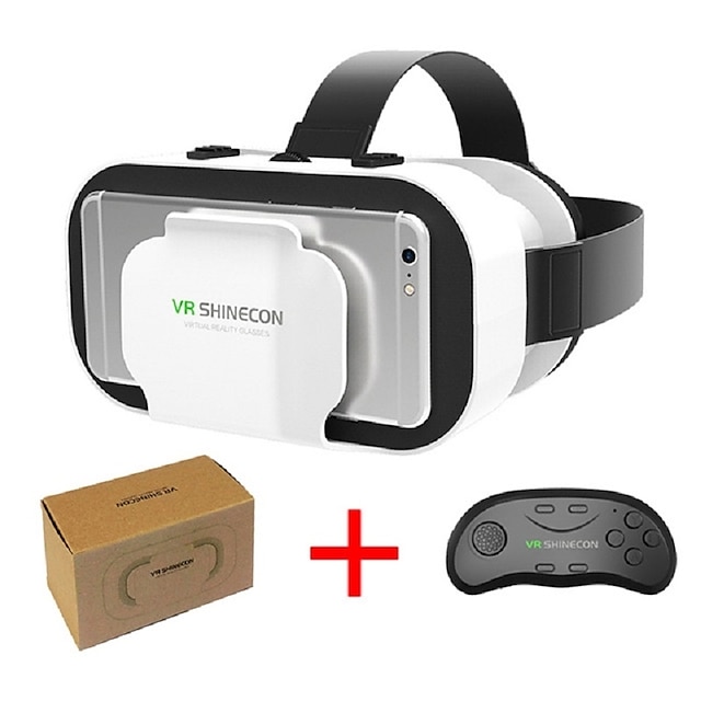  vr shinecon 5.0 glas virtuel virkelighed 3d briller til 4,7 - 6,0 tommer telefon med controller