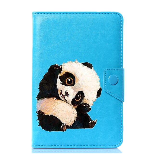  Hülle Für Ganzkörper-Gehäuse / Tablet-Hüllen Panda Hart PU-Leder für