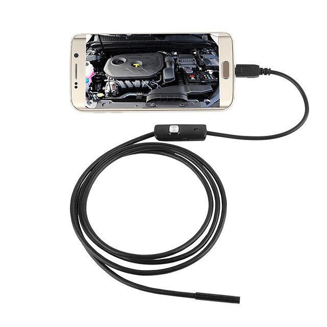  jingleszcn 5.5mm κάμερα endoscope usb 2m σκληρό καλώδιο αδιάβροχο ip67 επιθεώρηση borescope φίδι κάμερα για το Android pc