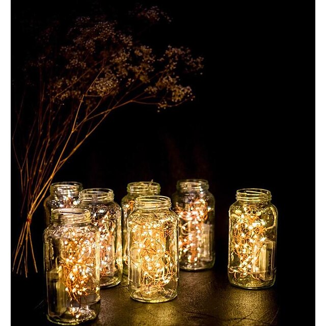  Luz LED Plásticos / Plástico / PCB + LED Decorações do casamento Casamento / Festa / Noite Férias / Tema Fadas / Fantasia Todas as Estações