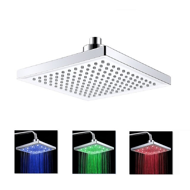  LED LED Chrom Cecha - Podświetlenie, Głowica prysznicowa