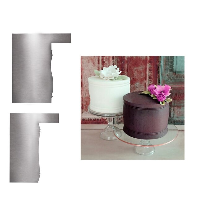  Bakeware verktøy Rustfritt Stål Ny ankomst / baking Tool / Kreativ Til Kake Cake Moulds 2pcs