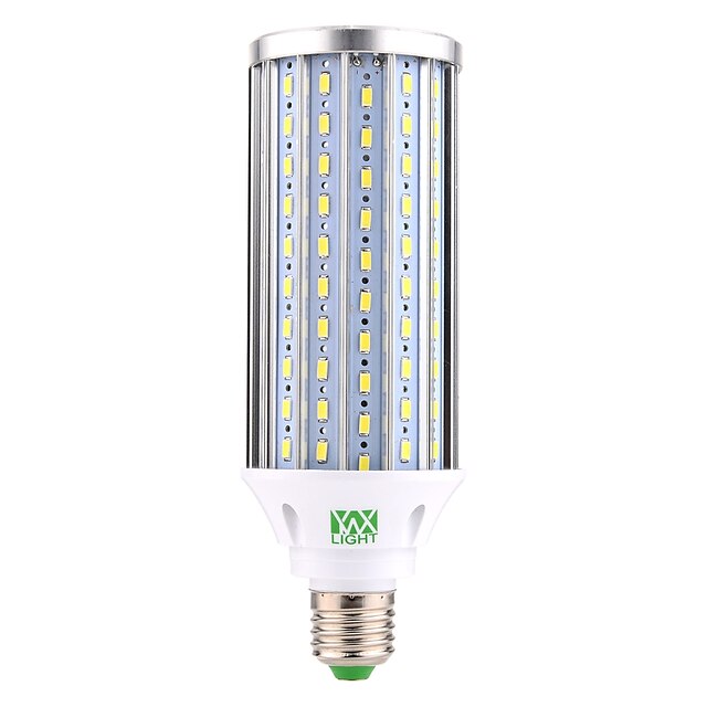  1 stk 60 W LED-kornpærer 5900-6000 lm E26 / E27 T 160 LED perler SMD 5730 LED Lys Dekorativ Kjølig hvit 85-265 V