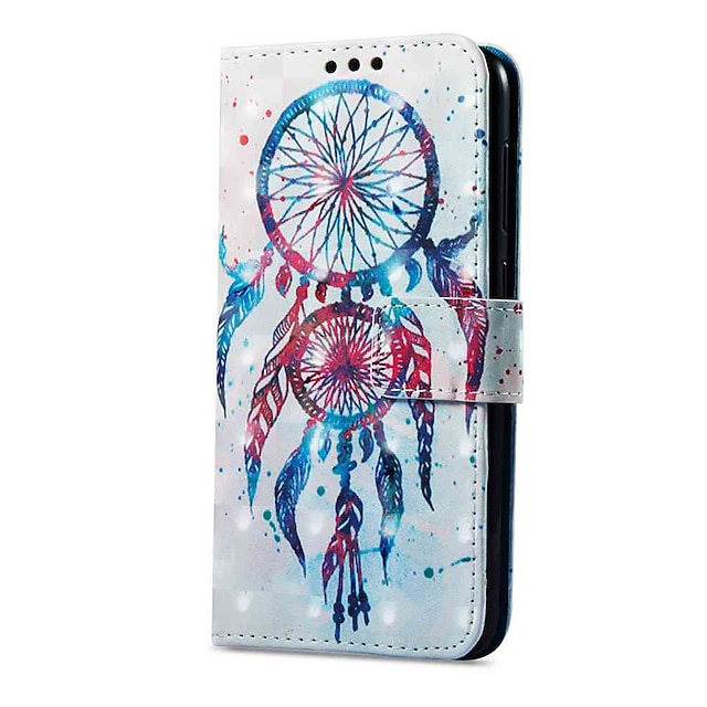  Case For Huawei P9 lite mini Wallet / Card Holder / with Stand Full Body Cases Dream Catcher Hard PU Leather for P9 lite mini / Huawei
