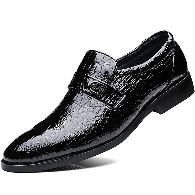  Homme Chaussures Formal Cuir Verni Printemps / Automne Oxfords Noir / Soirée & Evénement / Soirée & Evénement / Chaussures de confort