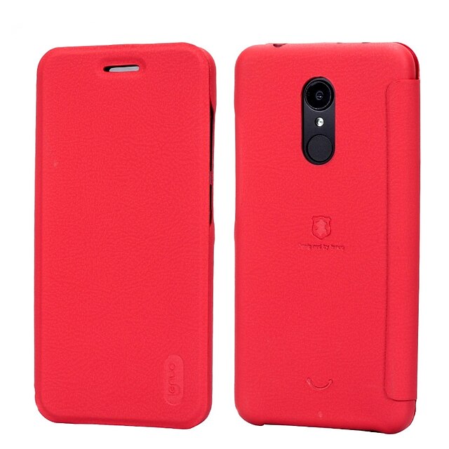  Lenuo Etui Til Xiaomi Redmi Note 5A / Redmi 5 Plus / Redmi 5 Kortholder / Støtsikker / Flipp Ensfarget Hard til