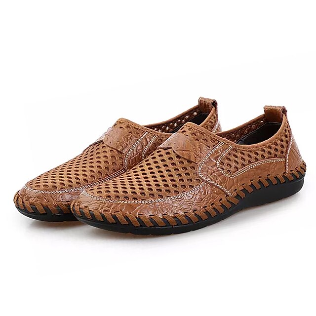  Comfort schoenen Lente / Herfst ulko- Loafers & Slip-Ons PU Bruin / Groen / Blauw