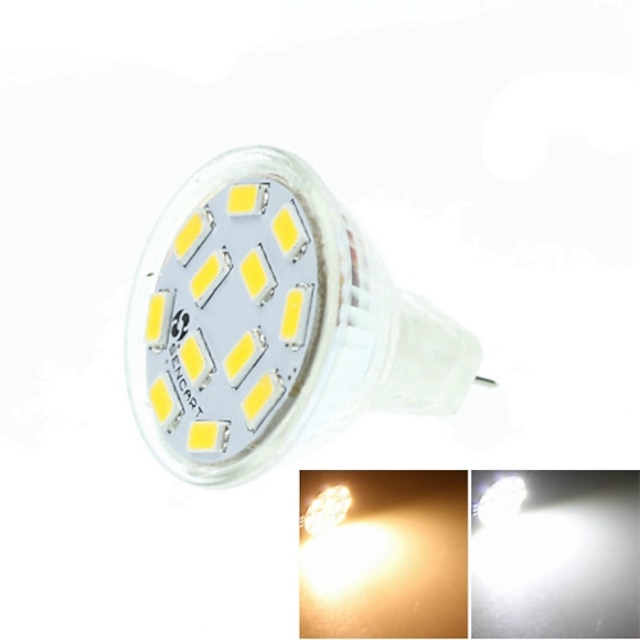  SENCART 5W 3500/6000/6500lm GU4(MR11) LED Spot Lampen MR11 12 LED-Perlen SMD 5730 Abblendbar / Dekorativ Warmes Weiß / Kühles Weiß /
