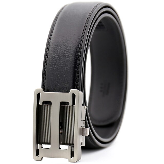  Men's Work Casual Alloy Waist Belt - Solid Colored Stylish