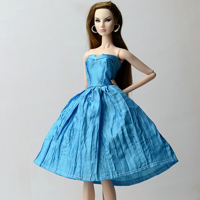  Αξεσουάρ κούκλας Ρούχα για Κούκλες Φόρεμα κούκλα Νυφικό Πάρτι / Απόγευμα Φορέματα Γάμος Τουαλέτα Τούλι Πολυ / Βαμβάκι Δαντέλα Για κούκλα 11,5 ιντσών Χειροποίητο παιχνίδι για δώρα γενεθλίων κοριτσιού