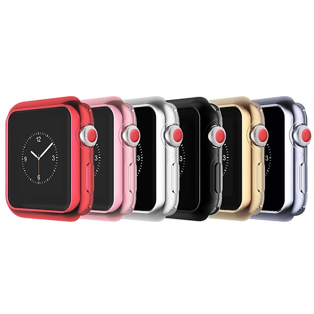  Apple Watch Silicone Bumper Case Protective Cover For Apple iWatch Apple Watch Series SE / 6/5/4/3/2/1 44mm 42mm 40mm 38mm