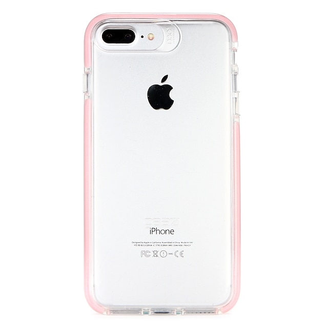  Case For Apple iPhone 7 Plus / iPhone 7 / iPhone 6s Plus Translucent Back Cover Solid Colored Hard PC