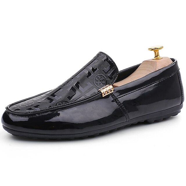  Heren Comfort schoenen PU Lente / Herfst Loafers & Slip-Ons Rood / Wit / Zwart / ulko-