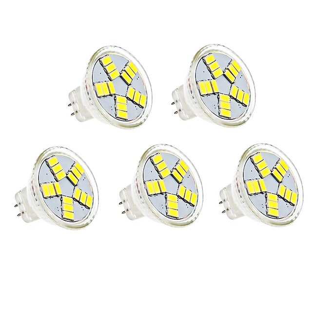  5 Stück 3 W LED Spot Lampen 350 lm MR11 MR11 15 LED-Perlen SMD 5730 Dekorativ Warmes Weiß Kühles Weiß 12 V