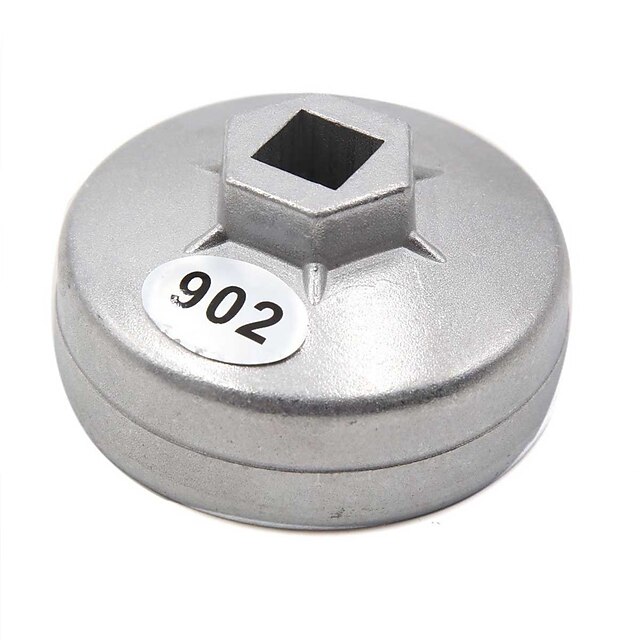  Cup Type Oil Filter Cap Wrench 14 Flute 67mm Aluminum Alloy Socket Remover Tool for Ford Hyundai