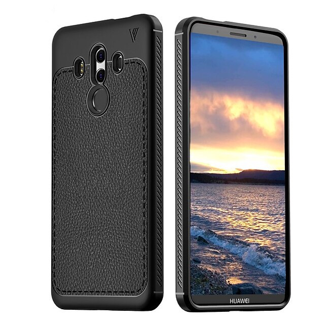  Case For Huawei Mate 10 / Mate 10 pro / Mate 10 lite Shockproof / Frosted Back Cover Solid Colored Soft TPU
