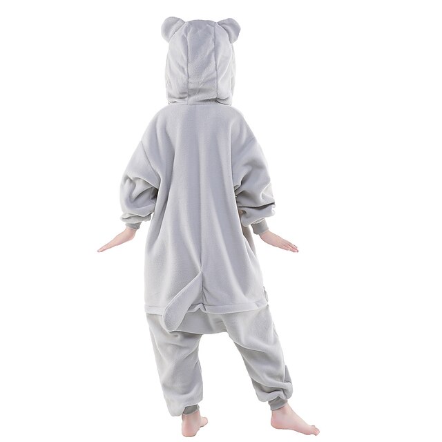 Toys & Hobbies Cosplay & Costumes | Kids Kigurumi Pajamas Anime Totoro Onesie Pajamas Polar Fleece Gray Cosplay For Boys and Gir