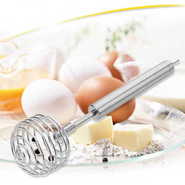  Aço inoxidável colher de mel whisk dipper swizzle colher vara batedor de ovos misturando ferramenta whisk