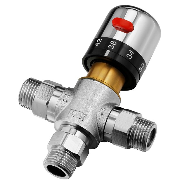  Accessoire de robinet - Qualité supérieure - Moderne Laiton Adaptateur de tuyau fileté - terminer - Chrome