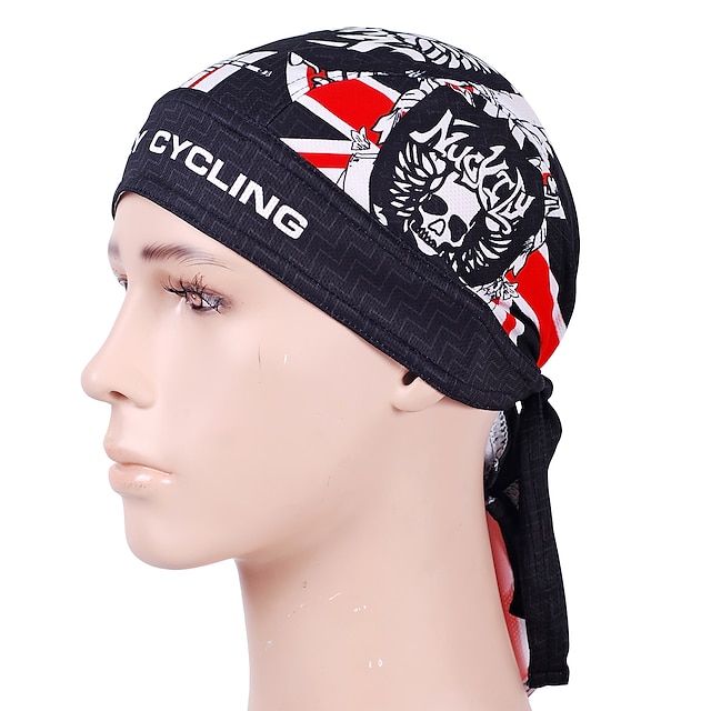  Nuckily Gorros Hacer trapo Rayas Retazos Resistente al Viento Filtro Solar Resistente a los rayos UV Transpirable Secado rápido Bicicleta / Ciclismo Negro Invierno para Hombre Mujer Adulto Camping