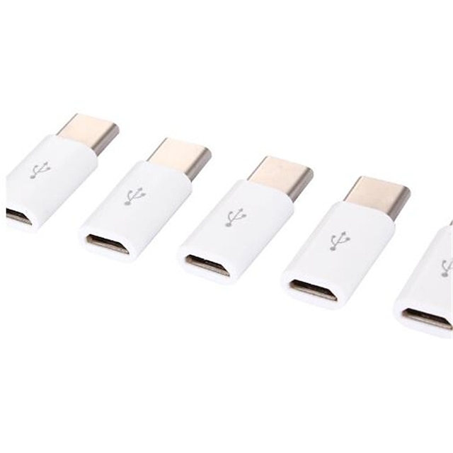  Type-C Adapter <1m / 3ft OTG ABS USB kabeladapter Voor Macbook / Samsung / Huawei