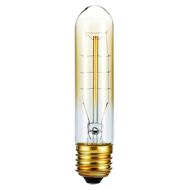  1pc 40W E27 T128 Edsion Bulb 2300 K Incandescent Vintage Edison Light Bulb AC 220-240V V