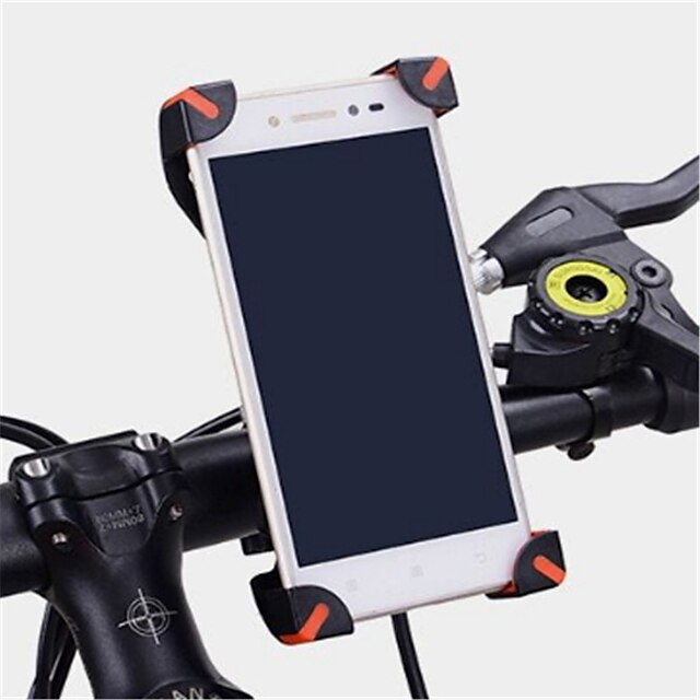  Bike Mobile Phone Mount Stand Holder Adjustable Stand Mobile Phone Buckle Type ABS Holder