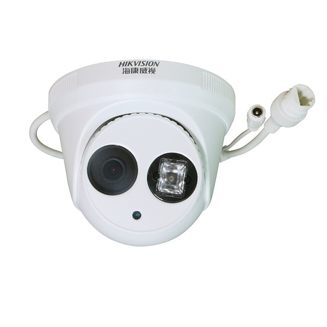 Hikvision DS-2CD3345D-I With PoE Splitter 4MP EXIR Turret IR Dome Network Camera 