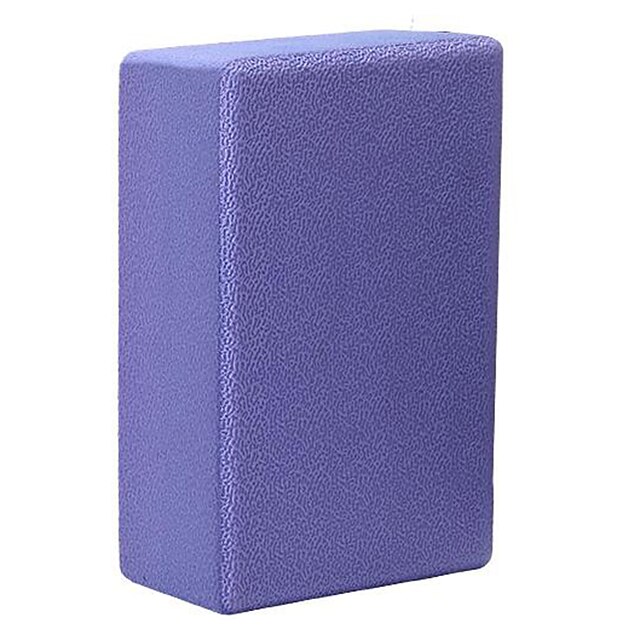  Yoga Block 22.5*14.5*7.5 cm High Density, Moisture-Proof, Lightweight, Odor Resistant Support and Deepen Poses, Aid Balance And Flexibility For Pilates / Fitness / Gym Purple, Blue, Pink