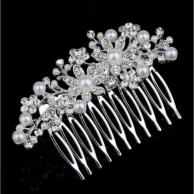  Alloy with Rhinestone / Crystal / Imitation Pearl 1pc Wedding / Special Occasion Headpiece