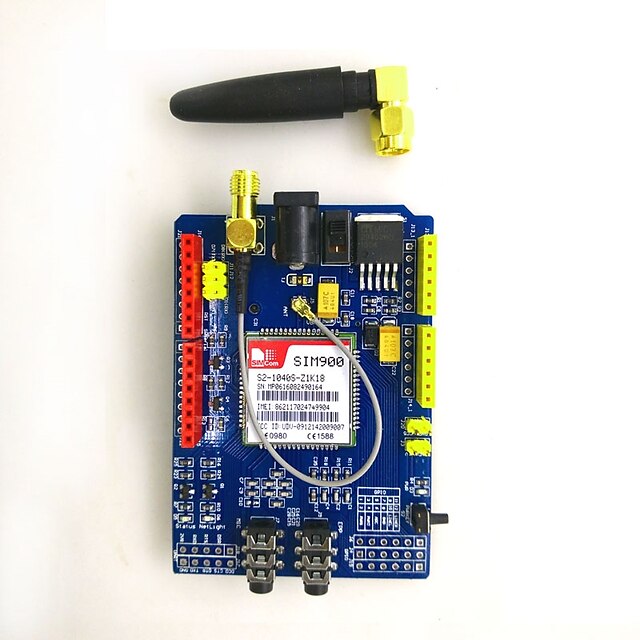  sim900 850/900/1800/1900 mhz gprs/gsm development board module kit for arduino