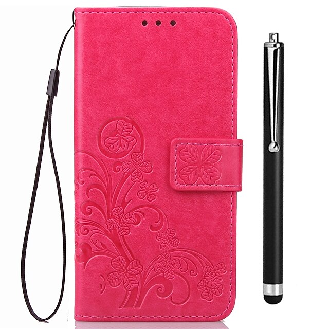  Etui Til OPPO Oppo F5 / OPPO F1s / OPPO A59 Lommebok / Kortholder / med stativ Heldekkende etui Ensfarget Hard PU Leather