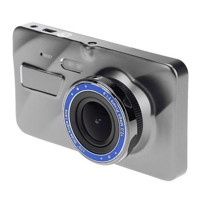  1080p Mini Auto dvr 120 Grad / 170 Grad Weiter Winkel 4 Zoll IPS Autokamera mit Nachtsicht / Loop-Cycle-Aufzeichnung 1. Infrarot-LED Auto-Recorder