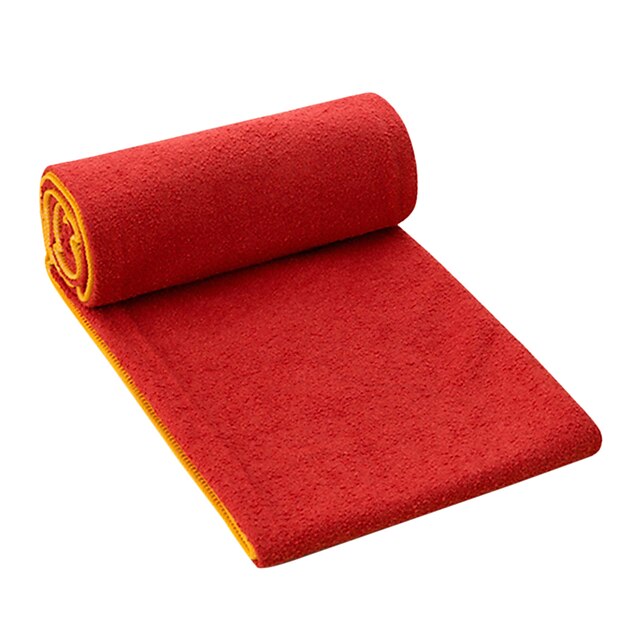  Toalha de Yoga Sem Cheiros Amiga-do-Ambiente Antiderrapante Borracha natural para Ioga Pilates Bikram Vermelho Cinzento