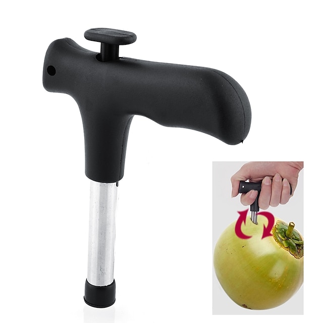  Durable Coconut Opener Stainless Steel Driller Cut Hole Kitchen Tool Knife