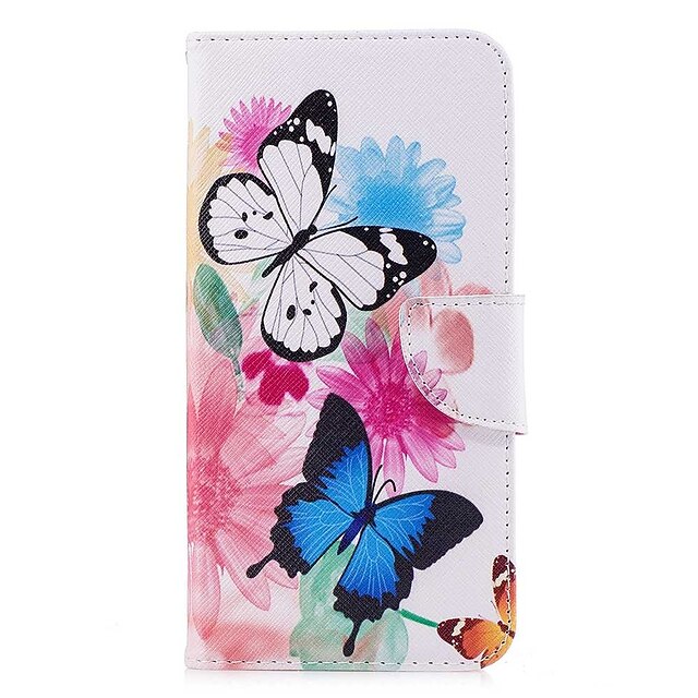  Case For LG V30 / Q6 Wallet / Card Holder / with Stand Full Body Cases Butterfly Hard PU Leather for LG V30 / LG V20 / LG Q6 / LG G6