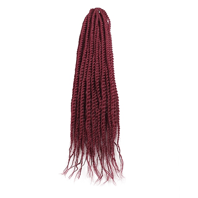  Faux Locs Dredy Senegalský Twist Pletené copánky Umělé vlasy Copánkové vlasy 1 balení