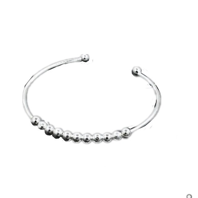  Women's Cuff Bracelet Fashion Alloy Bracelet Jewelry Silver For Daily Going out