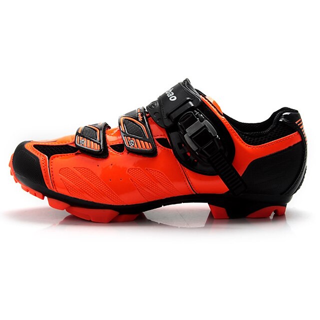 Tiebao® Обувь для горного велосипеда Дышащий Велоспорт Черный Оранжевый Муж. Обувь для велоспорта