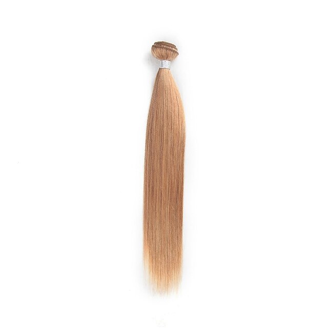  1 Pakiet Włosy brazylijskie Prosta Włosy naturalne Fale w naturalnym kolorze Ombre 10-26 in Blond Ludzkie włosy wyplata Natutalne Najwyższa jakość Nowości Ludzkich włosów rozszerzeniach / 8A