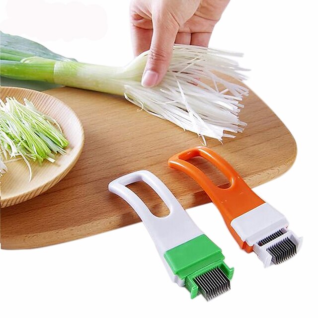  πράσινο κρεμμύδι κόφτη μαχαίρι τρίβει λαχανικό τσίλι τεμαχισμένο gadgets κουζίνα